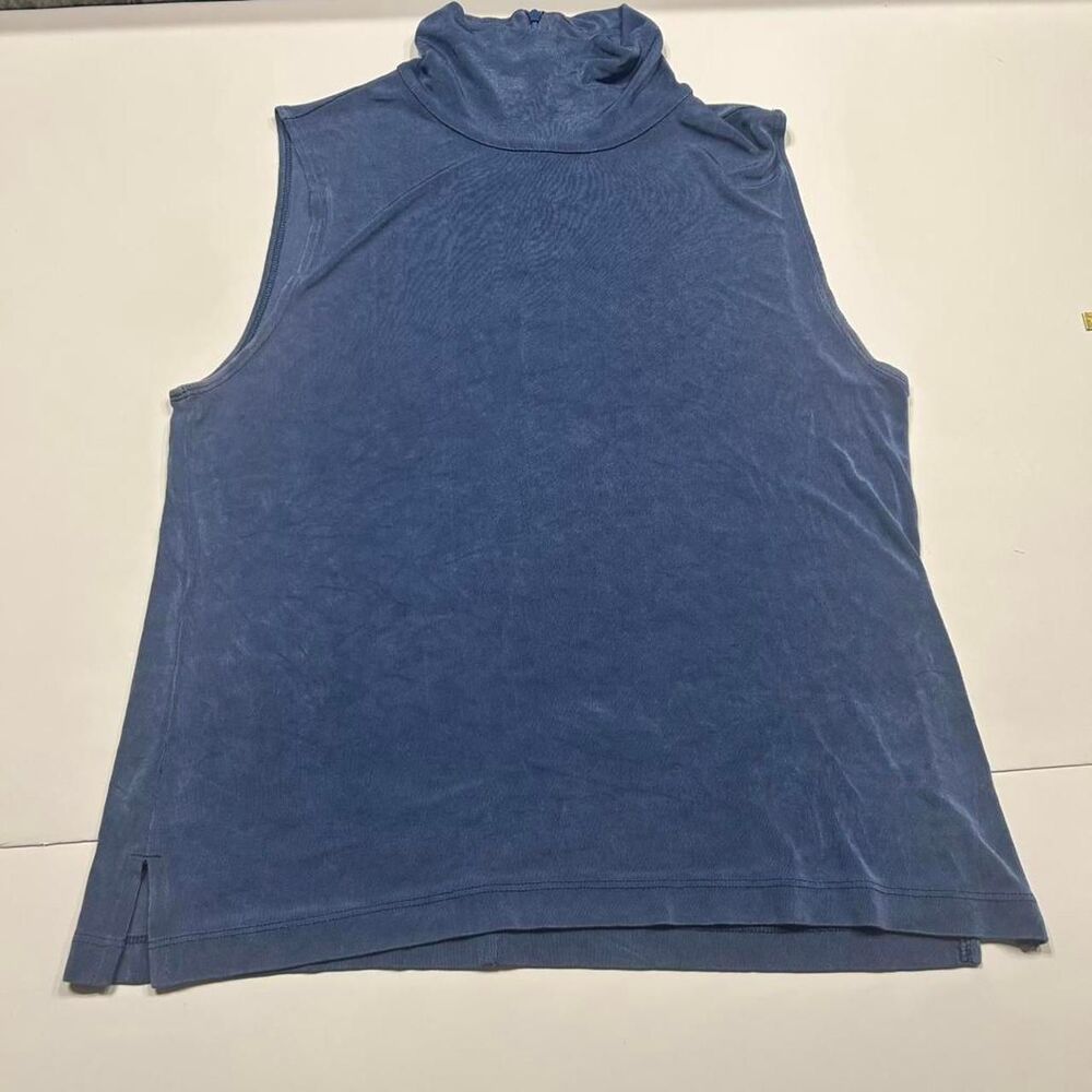 Chico-s Women's Blue and Navy tank top